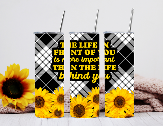 Better Life Tumbler in Sunflowers